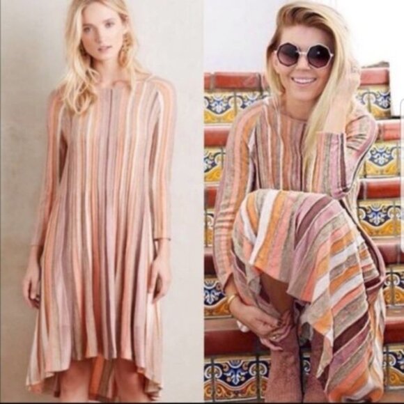 Anthropologie Moth Unlined Hi Lo Dress - Picture 5 of 5